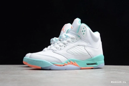 JORDAN 'LIGHT RETRO 5 AIR AQUA' GS 0724